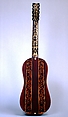 Guitar, Robert Chéron (French, 17th century), Wood, ivory, ebony, French Parisian
